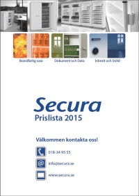 Ny prislista från Secura för 2015 som nu finns att ladda ner