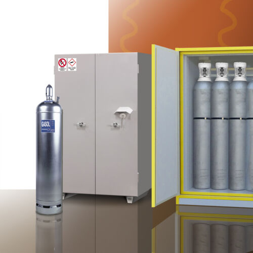 Gasolskåp med tuber