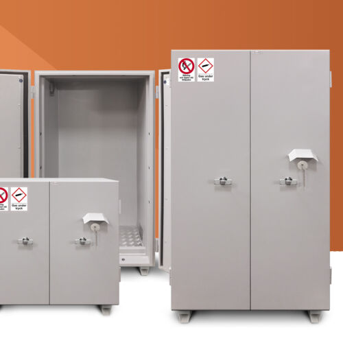 Gasolskåp i olika storlekar